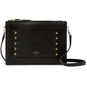 KATE SPADE BLACK AUSTIN STREET CLARISE CROSSBODY WITH COA AUTHENTIC PURSE BAG